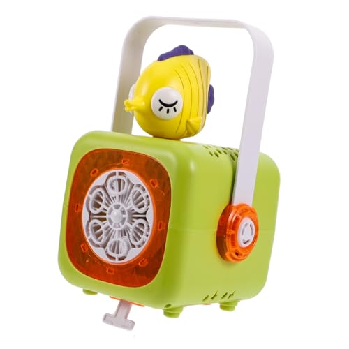 Warmhm Seifenblasenmaschine Halloween- Bühnenblasenmaschine Event-blasenmaschine Außenblasen Für Kleinkinder Blase Blasengebläsemaschine Plastik Light Green von Warmhm