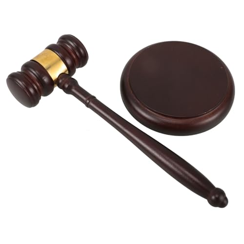 Warmhm Set Auktionshammer Spielzeughammer Minihammer Traurige Musik Anwalt Bürodekor Auktionspaddel Mit Zahlen Hammersockelhalter Richterhammer Richterhammer Und Block Aus Holz Hellbraun von Warmhm