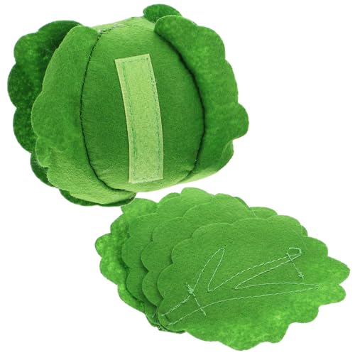 Warmhm Montessori Filz Spielzeug - Abziehbares Gemüse Set Für Kinder Handgemachtes Sensorisches Spielzeug Frühlernspielzeug von Warmhm