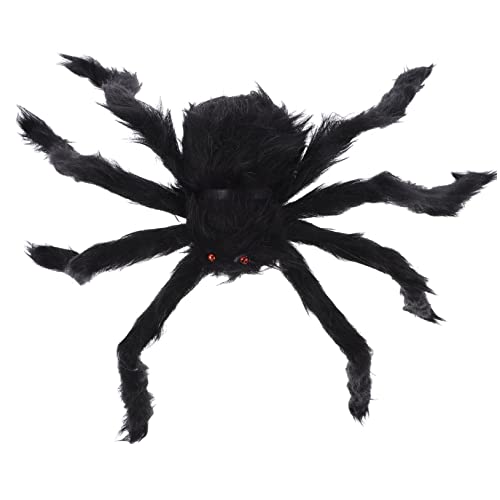 Warmhm Simulationsspinnenspielzeug Halloween Party Requisite Spinnen Ornament Realistische Spinnensimulation Spinnen Plüschtier Halloween Grusel Dekoration Halloween Spinnen von Warmhm