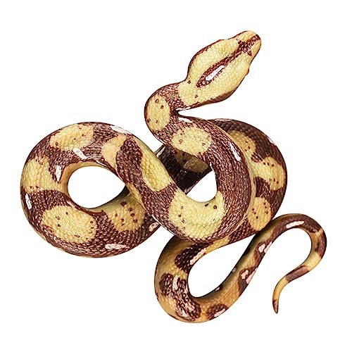 Warmhm Simulierte Boa Gefälschtes Schlangenspielzeug Halloween Realistische Schlangenstatue Halloween Requisite Kunstschlangenmodell Simulationsschlangenmodell Halloween von Warmhm