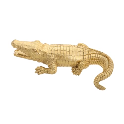 Warmhm Simulierte Krokodilornamente Fischtankdekor Alligator-gartenstatue Mini-tierfiguren Alligator-gartendekoration Hofstatuen Alligator-Figur Outdoor-Statue Harz Golden Warmhm Simulierte Krokodilornamente Fischtankdekor Alligator-gartenstatue Mini-tierfiguren Alligator-gartendekoration Hofstatuen Alligator-Figur Outdoor-Statue Harz Golden von Warmhm