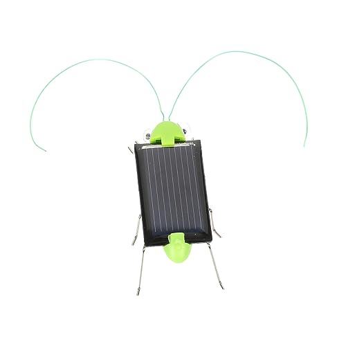 Warmhm Sonnenheuschrecke Mini Solar- für kinderspielzeug vibroei Kinderpädagogische Spielzeuge Solarbetriebenes elektronische Komponenten Green von Warmhm