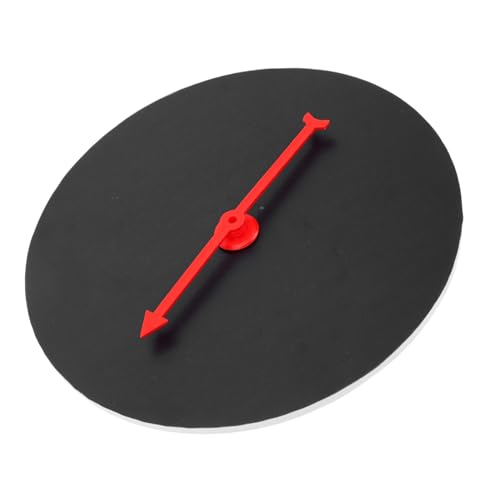 Warmhm Spiel Plattenspieler hühner spielsachen für Match partyzubehör Karneval Rad Erwachsene drehteller Tischspielrad Gaming-Plattenspieler Plastik Black von Warmhm