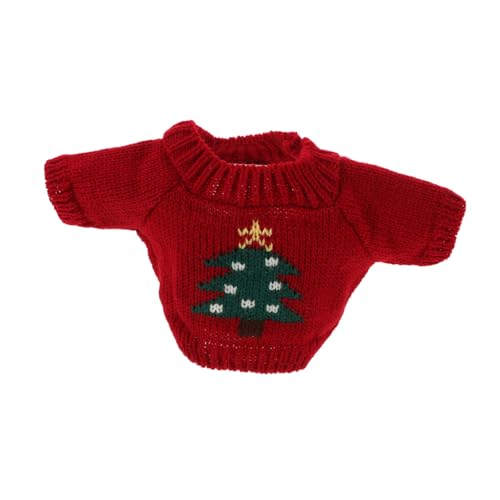Warmhm Spielzeugbär-Pullover dekorative Puppenkleidung Puppenkostüm Pyjama Puppenkleidung Set Teddybärkleidung meerjungfrau Puppendeko für kompakte Bärenkleidung Garn rot Warmhm Spielzeugbär-Pullover dekorative Puppenkleidung Puppenkostüm Pyjama Puppenkleidung Set Teddybärkleidung meerjungfrau Puppendeko für kompakte Bärenkleidung Garn rot von Warmhm