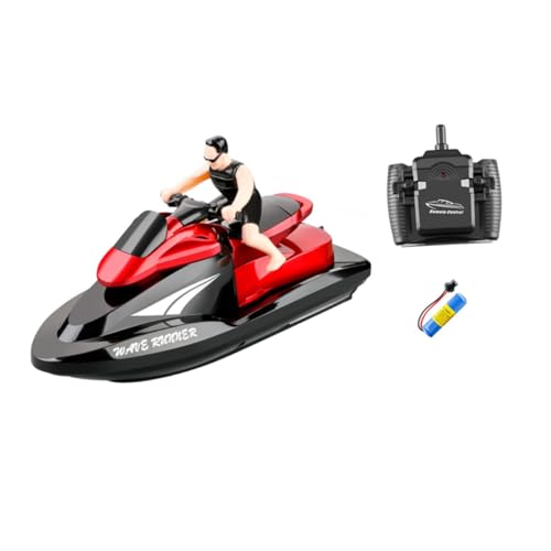 Warmhm Spielzeugboot mit Fernbedienung Boot für Seen Miniboot 2,4-GHz-Boot- RC-Boote für Erwachsene elektrisches Poolboot Bootsspielzeug für Abs rot Warmhm Spielzeugboot mit Fernbedienung Boot für Seen Miniboot 2,4-GHz-Boot- RC-Boote für Erwachsene elektrisches Poolboot Bootsspielzeug für Abs rot von Warmhm