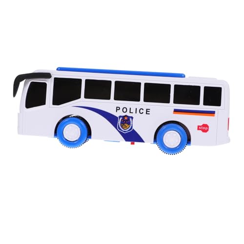 Warmhm Spielzeugbus Für Kinderbusmodell Spielzeugbus Für Kleinkinder 1-3 Busspielzeug Für Kleinkinder 2-4 Miniatur-spielzeugbus Kleines Ziehendes Autospielzeug Kleiner Bus Abs Weiß von Warmhm