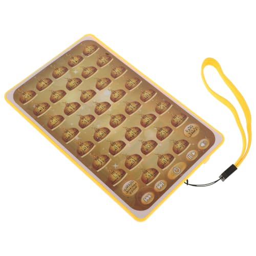 Warmhm Spielzeugmaschine für die Früherziehung lernspielzeug interaktives -Tablet Tablet Buchstaben-Karteikarten Mädchen Plastik Golden von Warmhm