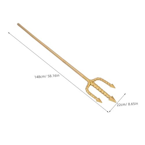 Warmhm Spiral Trident Staff mit Sicher Abgerundeten Spitzen Einfach Zusammenbaubar Detailliertes Design Langlebiges Kunststoffmaterial Halloween und Cosplay Dämonen Accessoire für Warmhm Spiral Trident Staff mit Sicher Abgerundeten Spitzen Einfach Zusammenbaubar Detailliertes Design Langlebiges Kunststoffmaterial Halloween und Cosplay Dämonen Accessoire für von Warmhm