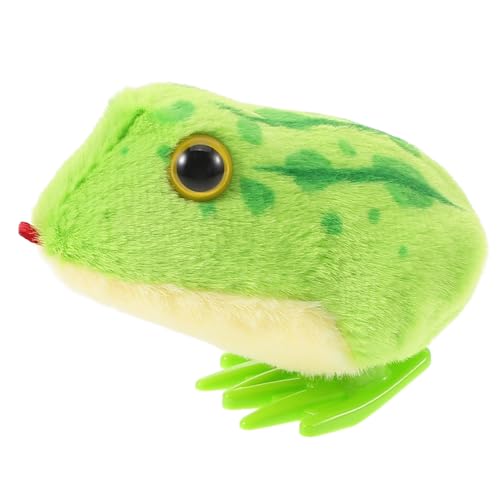 Warmhm Springendes Plüschkänguru Gefüllter Frosch Froschspielzeug Frosch Green Plastik Warmhm Springendes Plüschkänguru Gefüllter Frosch Froschspielzeug Frosch Green Plastik von Warmhm