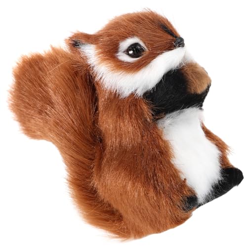 Warmhm Stofftiermodell Eichhörnchen Plüsch Waschbär Plüsch Simulation Von Kleintieren Bezaubernde Tierfigur Eichhörnchen Figur Eichhörnchen Stofftier Eichhörnchen Dekoration Braunes von Warmhm