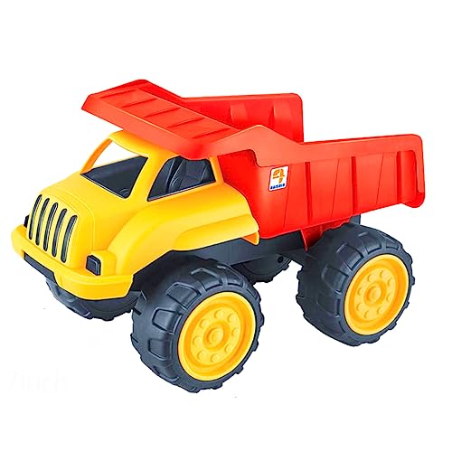 Warmhm Strand Spielzeugauto Tragbares Sandspielzeug Strandspielzeug-LKW Technisches Spielzeugauto Lustiges Interessantes Strandspielzeug Sandauto Rot Plastik von Warmhm