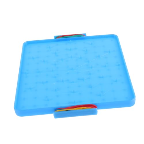Warmhm Studenten-Pinnwand Teilungsmanipulationen Steckbrett-Organizer Steckbrett für Übersetzungstafeln Kleinkindspielzeug Kindermathematik lernt Whiteboard Steckwand Plastik Blue von Warmhm