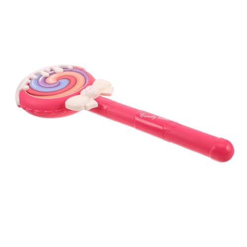 Warmhm Süßigkeiten-Zauberstab Musik-Lollipop Lollipop Tragbares interaktives Karneval leuchtender Lutscher Leuchtendes Lutscherspielzeug Abs rot von Warmhm