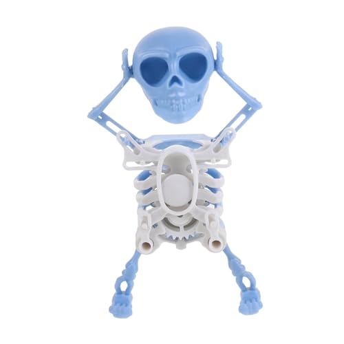 Warmhm Tanzendes Skelett Mann Halloween Auto Kopfschütteln Zubehör Halloween Halloween Figuren Hhalloween Geist Solar Tanzendes Auto Schütteln Ornament Kunststoff Blau von Warmhm