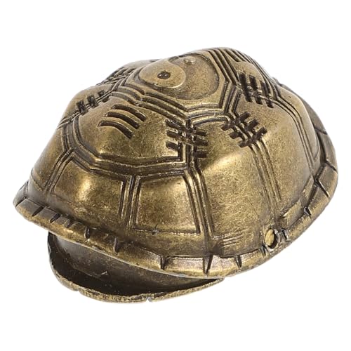 Warmhm Tarrot-Karten Glückliche Kleine Schildkröte Kartenspiel Schildkröte Knacks Meeresschildkrötenmünzen Wahrsagungsanhänger Aus Schildkrötenpanzer -Vinyl Tarotte Kupfer Golden von Warmhm