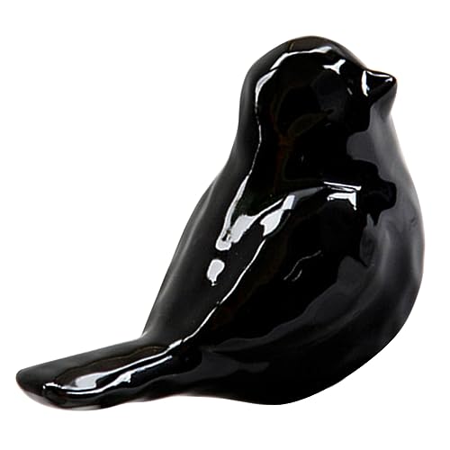 Warmhm Tierdekor auf dem Tisch Animal Figures wohnaccessoires miniaturen Figuren Tierfigur gefälschte Vögel kleine Objekte Papagei Dekorationen für Vogelfiguren Statuen aus Keramik Black Warmhm Tierdekor auf dem Tisch Animal Figures wohnaccessoires miniaturen Figuren Tierfigur gefälschte Vögel kleine Objekte Papagei Dekorationen für Vogelfiguren Statuen aus Keramik Black von Warmhm