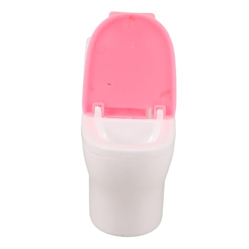 Warmhm Töpfchen für Babypuppen Mini-Puppenhauszubehör Puppenhaus Möbel Puppenstubenmöbel Kunststoff Puppe Toilette Puppenhaus-Toilettenpapier Plastik von Warmhm