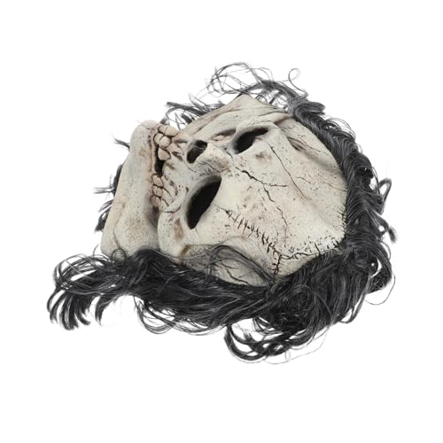 Warmhm Totenkopfmaske Horrormaske Horror Cosplay Maske Skelettmaske Für Halloween Totenkopf Cosplay Kopfbedeckung Gruselige Dämonenmaske Halloween Gruselmaske Gesichtsmaske Warmhm Totenkopfmaske Horrormaske Horror Cosplay Maske Skelettmaske Für Halloween Totenkopf Cosplay Kopfbedeckung Gruselige Dämonenmaske Halloween Gruselmaske Gesichtsmaske von Warmhm
