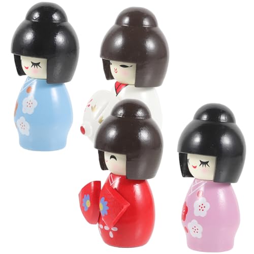 Warmhm Traditionelle Kokeshi-Puppen Aus Holz Im 4er Set – Asiatische Kimono-Figuren Als Dekorative Sammlerstücke Für Zuhause Und Büro Perfekte Schreibtisch Ornamente Für Liebhaber Warmhm Traditionelle Kokeshi-Puppen Aus Holz Im 4er Set – Asiatische Kimono-Figuren Als Dekorative Sammlerstücke Für Zuhause Und Büro Perfekte Schreibtisch Ornamente Für Liebhaber von Warmhm