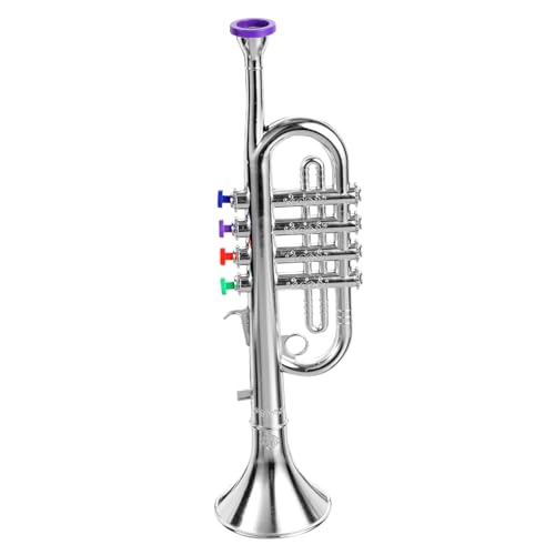 Warmhm Trumpet Trompete für Lerninstrument mit Musikspielzeug für Partys und Kreative Spielstunden von Warmhm