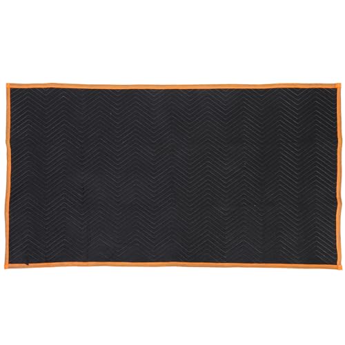 Warmhm Umzug Decke Dicke Möbelpackdecke für Schutz und Transport für Möbelverpackung und Vielseitige Anwendungen Schwarz mit Orangefarbenen Kanten Warmhm Umzug Decke Dicke Möbelpackdecke für Schutz und Transport für Möbelverpackung und Vielseitige Anwendungen Schwarz mit Orangefarbenen Kanten von Warmhm