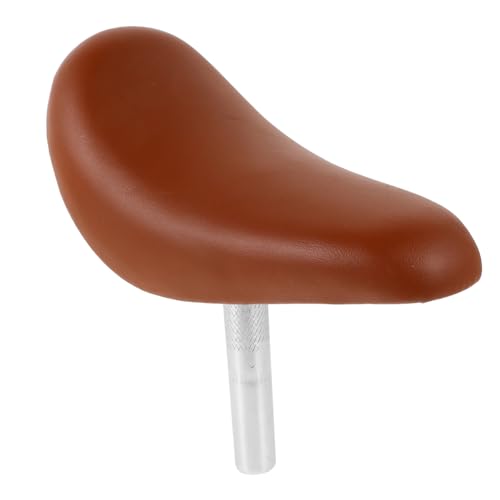 Warmhm Verdickter Sitz kinderfahrrad zubehör kindersitz Sitzpolster für Weicher Fahrradsitz Sitzkissen Fahrrad Fahrradsitz für Mädchen austauschen Stahlrohr Light Brown von Warmhm