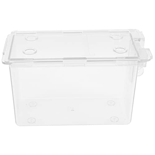 Warmhm Verschlussbox Abfallkartenbox Pokerkarten professionell Kartenspiel serviert Party hält schutzbox aufbewahrungsdose Toy Box Acrylperlenetuis Kartenorganisatoren Transparent von Warmhm