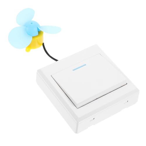 Warmhm Vielbeschäftigter Board-Fan Frühes Pädagogisches Beschäftigtes Brett DIY Lernspielzeug Zusammengebautes Zusammengebauter Busy-Board-lüfter Plastik von Warmhm