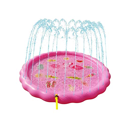 Warmhm Wasserspritzmatte für Runde Spritzmatte für Outdoor Wasserspaß aus Hochwertigem für Garten und Strandspiele Sicher und Einfach zu Transportieren Warmhm Wasserspritzmatte für Runde Spritzmatte für Outdoor Wasserspaß aus Hochwertigem für Garten und Strandspiele Sicher und Einfach zu Transportieren von Warmhm