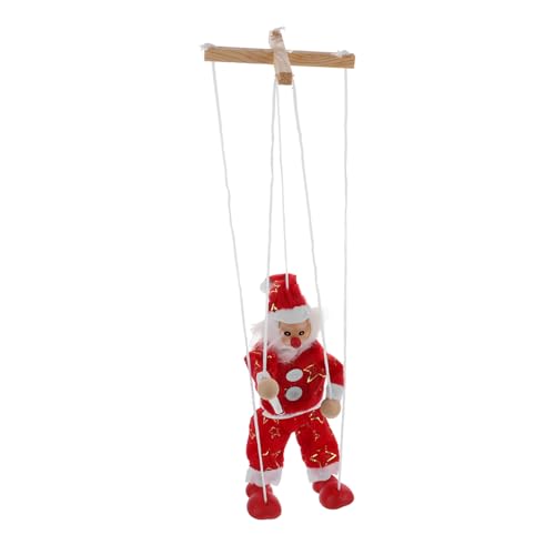 Warmhm Weihnachtliche Holz Marionette mit Zugfaden Kreatives Puppenspielzeug für Feiertage und Familientreffen Fördert Fingerfertigkeit und Kreativität Warmhm Weihnachtliche Holz Marionette mit Zugfaden Kreatives Puppenspielzeug für Feiertage und Familientreffen Fördert Fingerfertigkeit und Kreativität von Warmhm