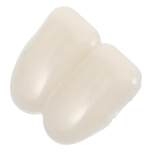 Warmhm Zahnersatz lustige Accessoires Gebiss Clownzähne Falscher Halloween Halloweenkostüm künstliche Zähne Hasenzähne Dekoration Beige von Warmhm