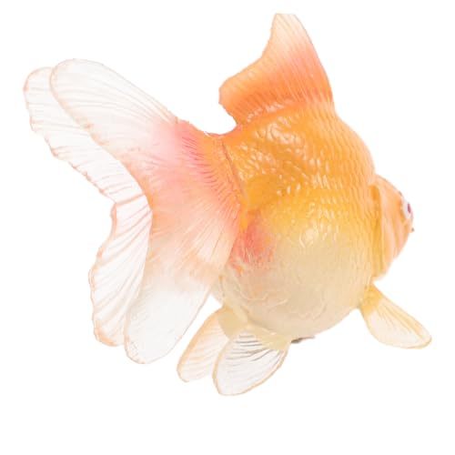 Warmhm Zierfischspielzeug interaktives künstliche Fische Kreative Spielzeuge Fisch Modell deko gefülltes Truthahn-Plüschtier matschige Zappelspielzeuge PVC Golden von Warmhm
