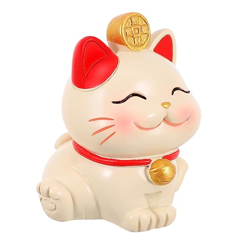 Warmhm glückliche Katzenverzierung Figuren Kasse Kuchendeckel Katzenbank Katze-Skulptur- tortendeko Einschulung bürodeko Glückskatze aus Harz Glückskatzenverzierung Kunstharz Weiß Warmhm glückliche Katzenverzierung Figuren Kasse Kuchendeckel Katzenbank Katze-Skulptur- tortendeko Einschulung bürodeko Glückskatze aus Harz Glückskatzenverzierung Kunstharz Weiß von Warmhm