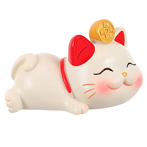 Warmhm glückliche Katzenverzierung Miniatur groß Katze Schlüsselanhänger winkende Katze Katzenfrau tortendeko Einschulung Glückskatzenfiguren Glückskatze Figur Kunstharz Weiß Warmhm glückliche Katzenverzierung Miniatur groß Katze Schlüsselanhänger winkende Katze Katzenfrau tortendeko Einschulung Glückskatzenfiguren Glückskatze Figur Kunstharz Weiß von Warmhm