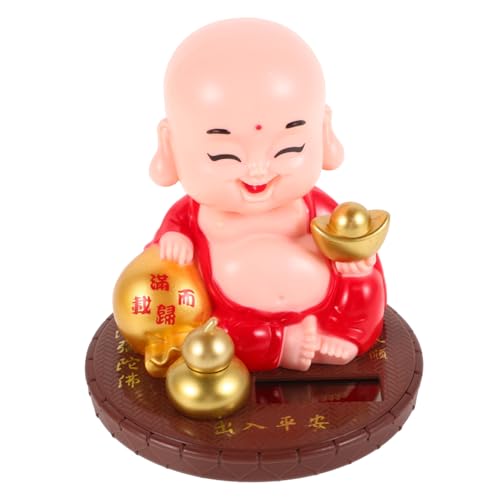 Warmhm kleine mönch Dekoration Nicken Figur Dekorationen Ornament Solar- Auto für winzig drinnen Solarspielzeug tanzen Chinesische kleine Buddha-Mönchsstatue Plastik Warmhm kleine mönch Dekoration Nicken Figur Dekorationen Ornament Solar- Auto für winzig drinnen Solarspielzeug tanzen Chinesische kleine Buddha-Mönchsstatue Plastik von Warmhm