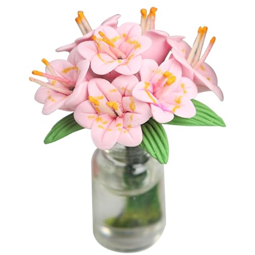 Warmhm künstliche Blume winzige Pflanzen Puppenhaus-Miniaturen winziges Mini- Artificial Plant Bonsai künstlich Mini-Bonsai-Dekoration Mini-Bonsai-Figur Harz Rosa Warmhm künstliche Blume winzige Pflanzen Puppenhaus-Miniaturen winziges Mini- Artificial Plant Bonsai künstlich Mini-Bonsai-Dekoration Mini-Bonsai-Figur Harz Rosa von Warmhm