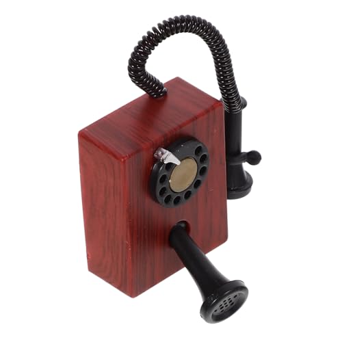 Warmhm Vintage-Miniatur-telefonmodell Für Puppenhaus- Retro-mini-telefonstatue Perfekt Für Sammler Warmhm Vintage-Miniatur-telefonmodell Für Puppenhaus- Retro-mini-telefonstatue Perfekt Für Sammler von Warmhm