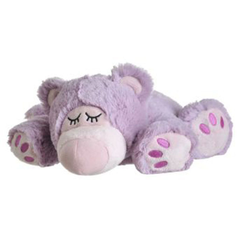 Wärmestofftier SLEEPY BEAR mit Hirse/Lavendel (31 cm) in lila von Warmies®