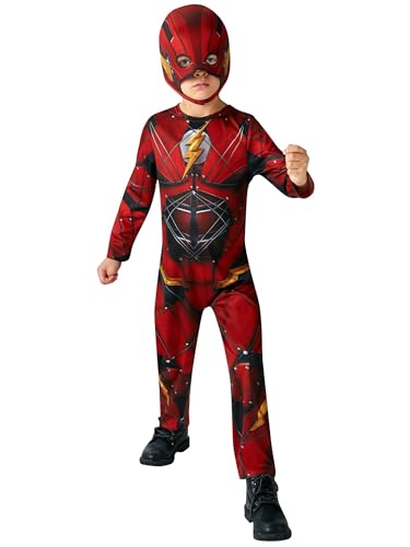 Rubie's 640261M Kinder-Kostüm The Flash, offizielles DC Justice League (Liga der Gerechten) Kinder-Kostüm von Rubie's