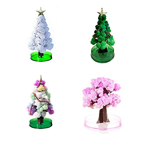 Warooma 4 Stück magischer Weihnachtsbaum, Papierbaum, bunt, zum Selbermachen, Weihnachtsschmuck, Geschenkset für Kinder, lustig, pädagogisch und Party Warooma 4 Stück magischer Weihnachtsbaum, Papierbaum, bunt, zum Selbermachen, Weihnachtsschmuck, Geschenkset für Kinder, lustig, pädagogisch und Party von Warooma