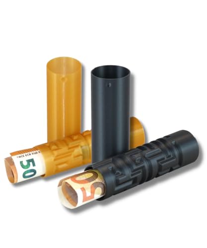 WarsoWerk Labyrinthbox Royal Black 2 Stück • Geldgeschenkbox für Geburtstag, Weihnachten, Jugendweihe • Rätselbox für Mädchen, Jungs, Teenager, Konfirmation, Gutschein (Fantasy Black & Gold) von WarsoWerk
