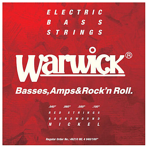 Warwick RedLabel 040-100 Nickelplated Steel Saiten E-Bass von Warwick