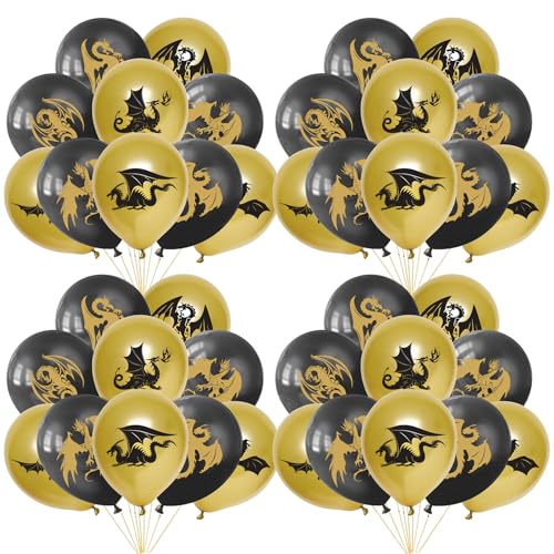 Wasise Drachenballon - 40pcs Drachen Geburtstag Party Dekorationen, Fantasy Party Dekoration, Haus der Drachen Party Dekorationen, Aufblasbare Luftballons Dekoration, Drachen Party Supplies Wasise Drachenballon - 40pcs Drachen Geburtstag Party Dekorationen, Fantasy Party Dekoration, Haus der Drachen Party Dekorationen, Aufblasbare Luftballons Dekoration, Drachen Party Supplies von Wasise