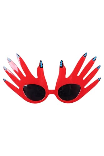 Waslary Horror Clown Maske Zubehör Partybrille Unisex Halloween Killer Kostüm Zubehör Geburtstag Party Geschenke von Waslary