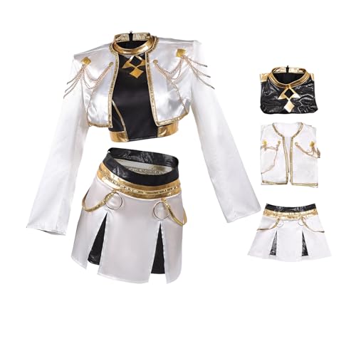 Waslary Hunters Kostüm Damen Mira Cosplay Performance Uniform Schwarz Weißer Anzug Halloween Party Kostüm Waslary Hunters Kostüm Damen Mira Cosplay Performance Uniform Schwarz Weißer Anzug Halloween Party Kostüm von Waslary