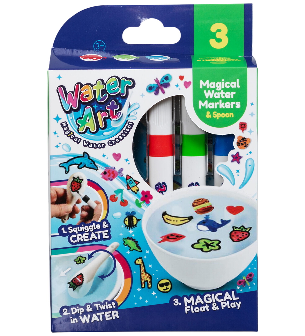 Water Art Filzstifte - 3 st. - Magische Wassermarker & Löffel - Water Art - One Size - Filzstifte Water Art Filzstifte - 3 st. - Magische Wassermarker & Löffel - Water Art - One Size - Filzstifte von Water Art