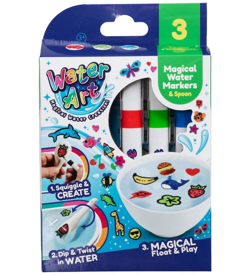 Water Art Filzstifte - 3 st. - Magische Wassermarker & Löffel - Water Art - One Size - Filzstifte Water Art Filzstifte - 3 st. - Magische Wassermarker & Löffel - Water Art - One Size - Filzstifte von Water Art