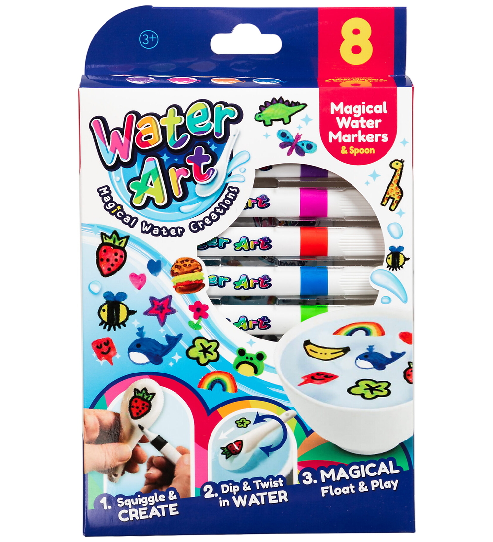 Water Art Filzstifte - 8 st. - Magischer Wassermacher & Löffel - Water Art - One Size - Filzstifte Water Art Filzstifte - 8 st. - Magischer Wassermacher & Löffel - Water Art - One Size - Filzstifte von Water Art