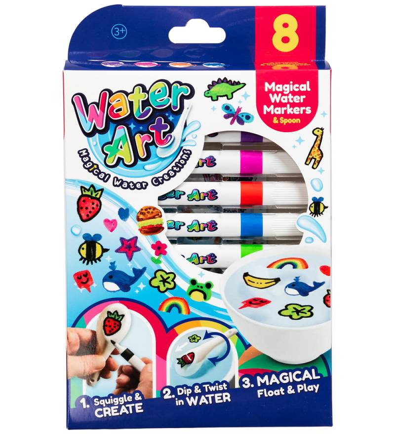 Water Art Filzstifte - 8 st. - Magischer Wassermacher & Löffel - Water Art - One Size - Filzstifte Water Art Filzstifte - 8 st. - Magischer Wassermacher & Löffel - Water Art - One Size - Filzstifte von Water Art